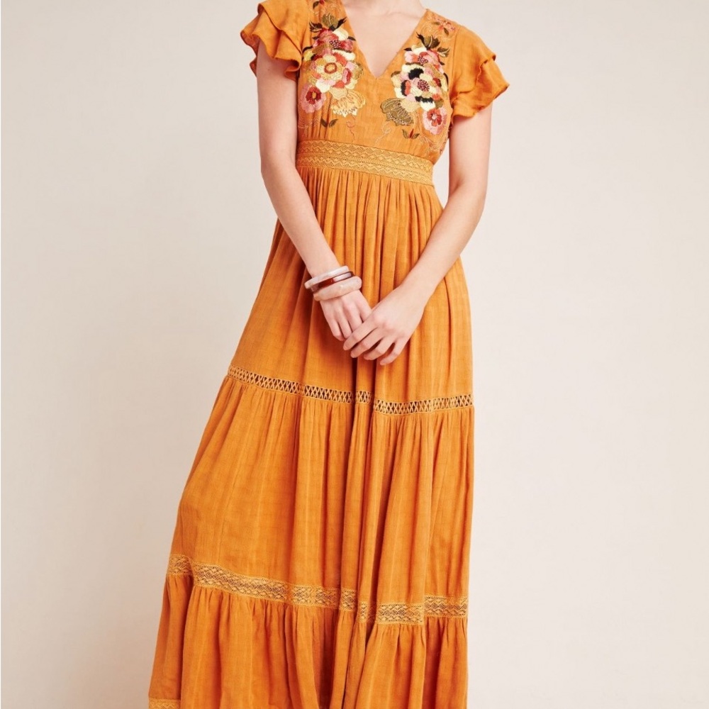 Gorgeous Boho embroidered maxi dress